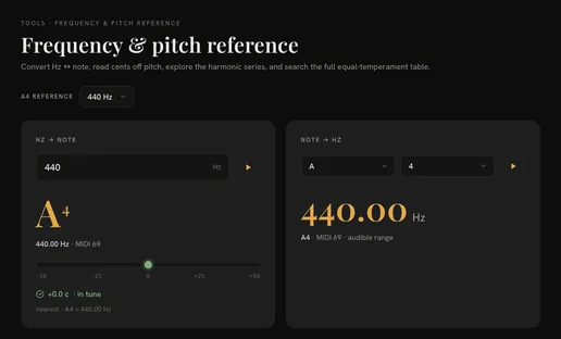 PitchSense screenshot